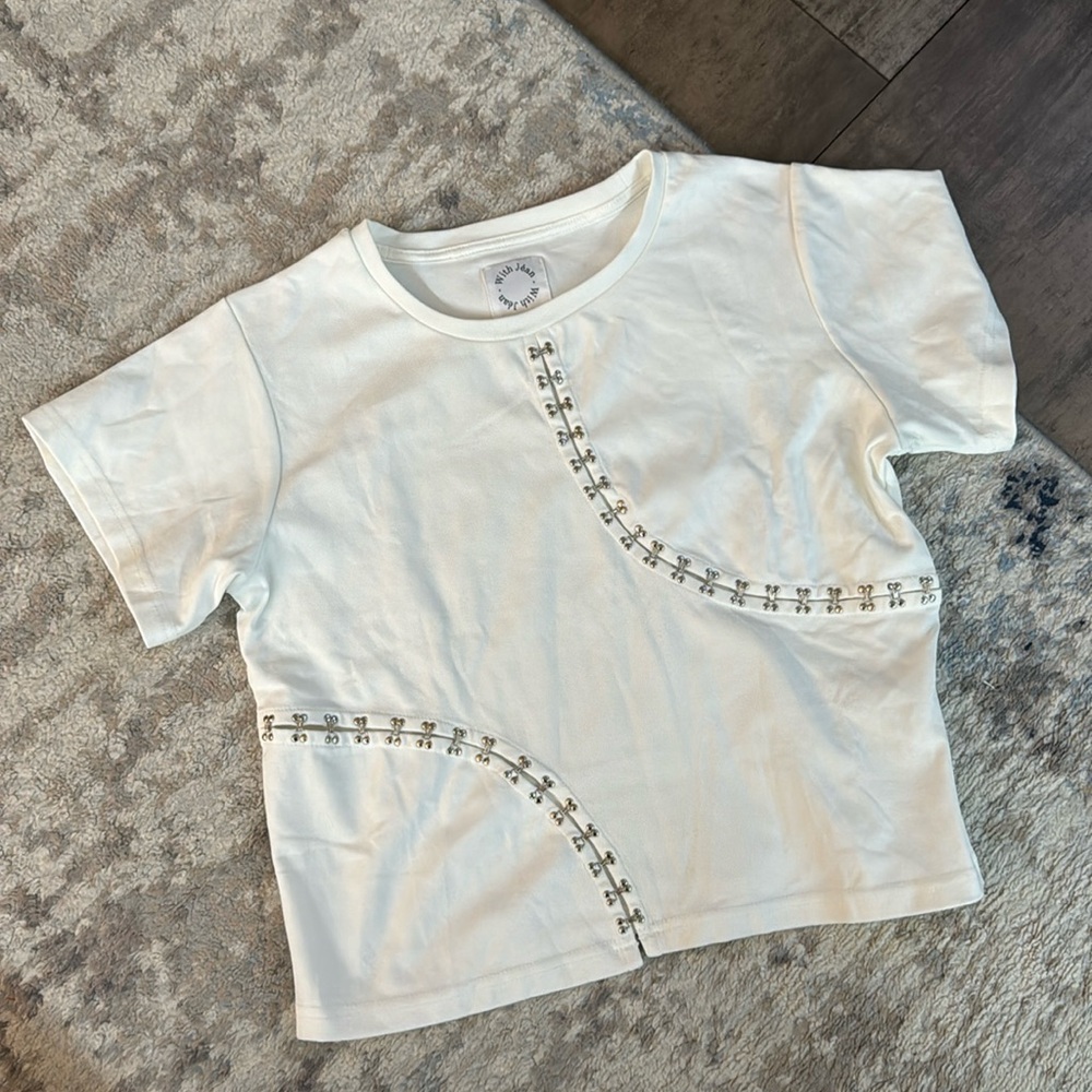 With Jean Baby Tee